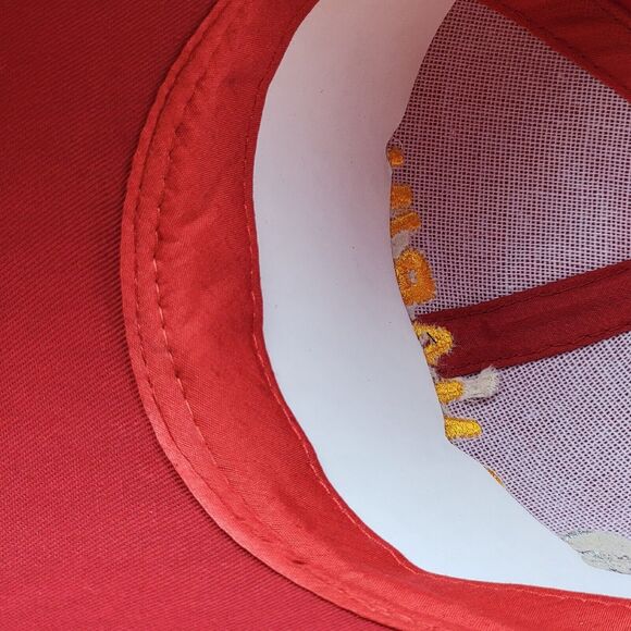 USMC Cigar Smoking Bulldog & Shadow Trucker Hat Red US Marine Corps Adjustable - Picture 14 of 16